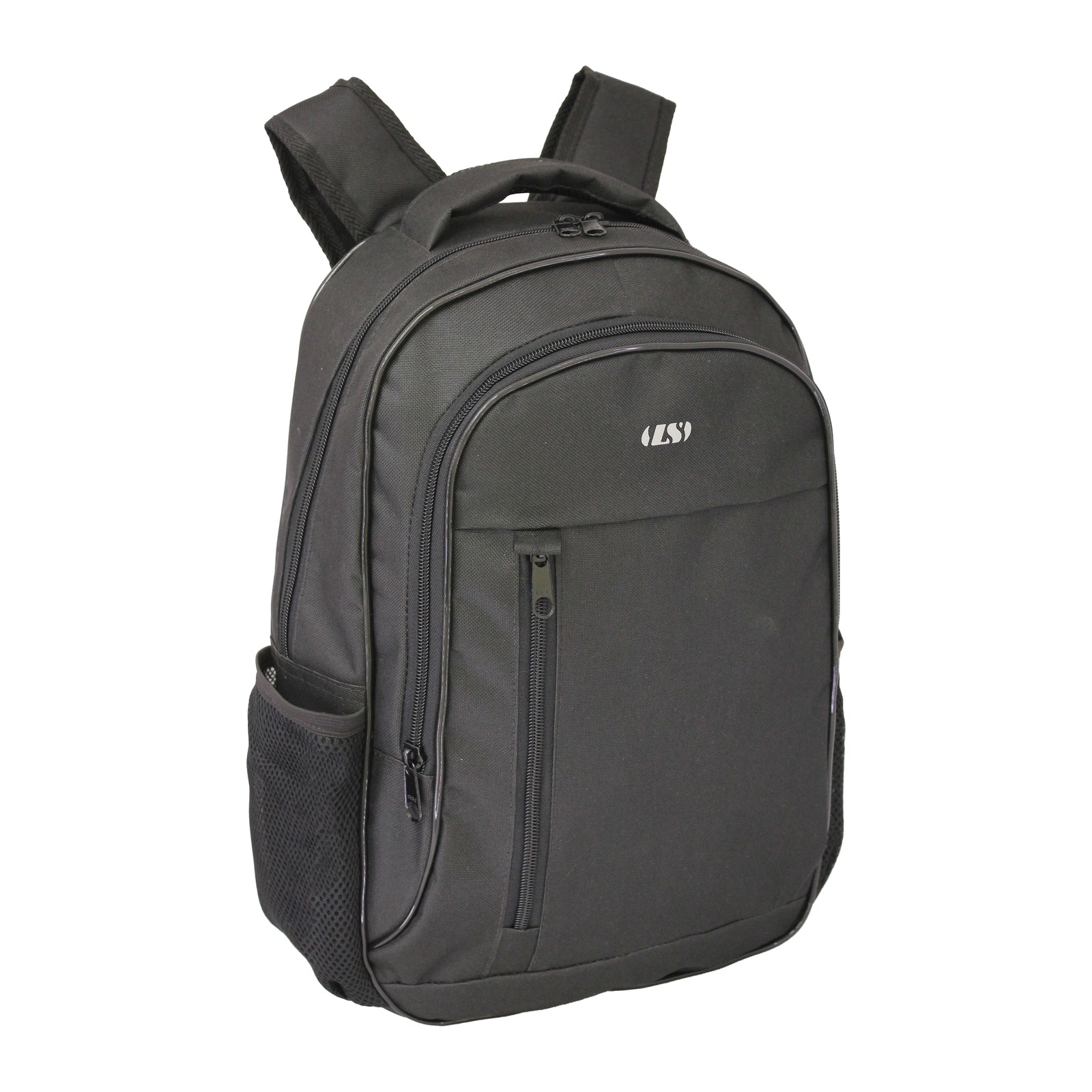 Mochila escolar preta, 6 compartimentos – MO4296