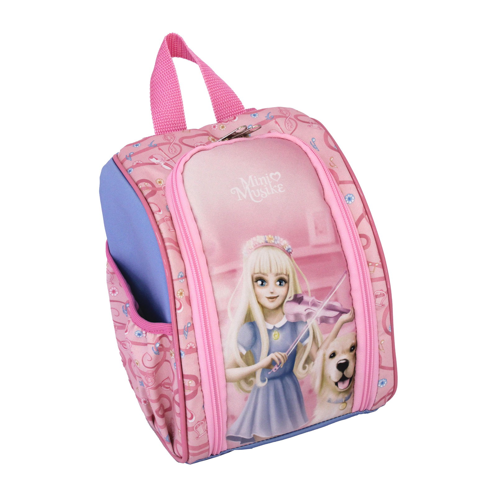 Lancheira infantil feminina LS rosa Mini Musike Nina – LA6602